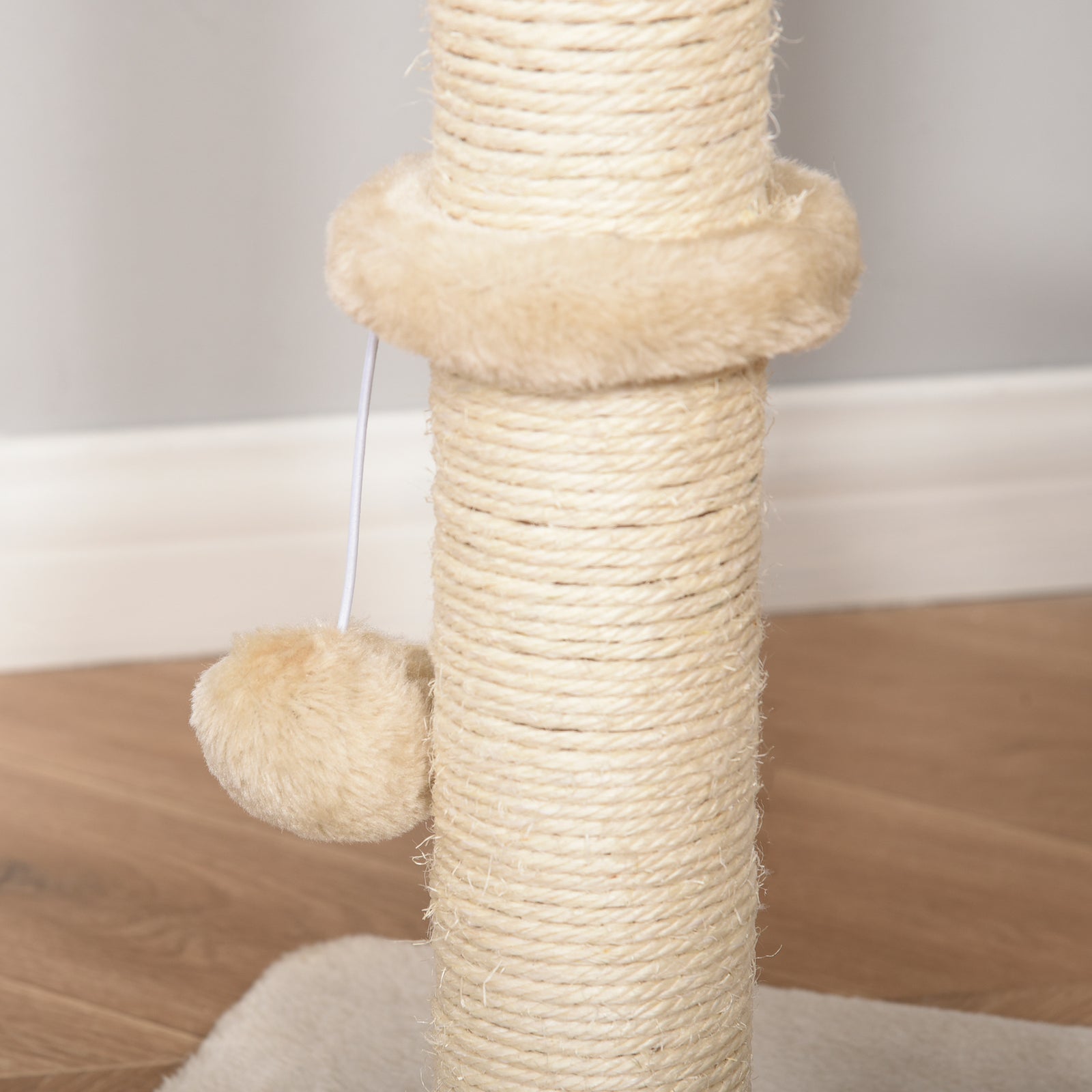 100cm Cat Tree Tower Kitten Climbing Tower W/ Scratching Post Condo