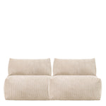 Tetra L Recliner Set For Floor Sofa | Beige