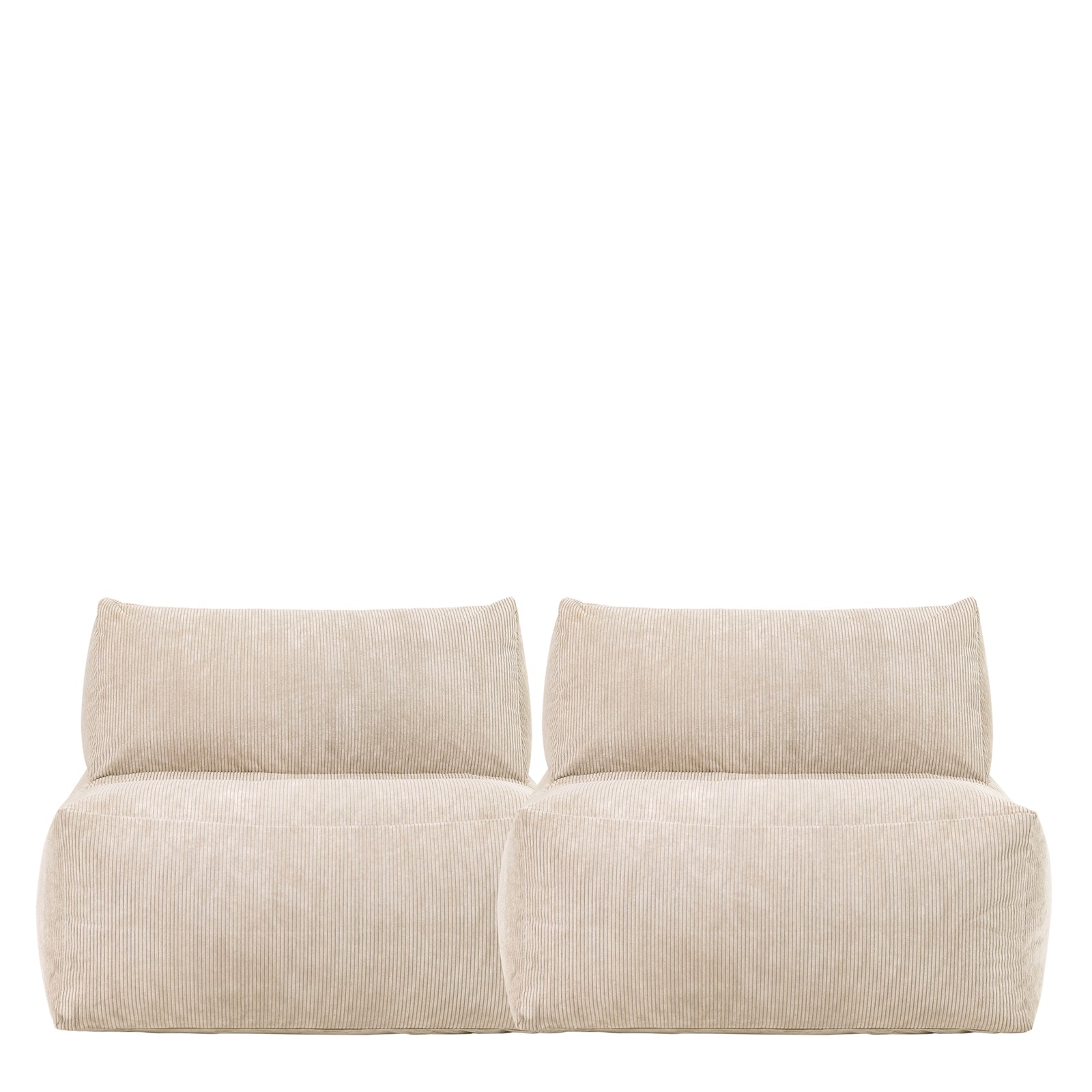 Tetra L Recliner Set For Floor Sofa | Beige