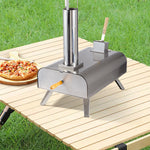 12-inch Outdoor Stainless Steel Stone-baked Pizza Oven