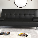 Jace Black 3 Seat Sofa Bed Set