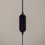 HOMCOM Double Head Table Lamp With 3 Colour Modes & 10 Dimmable, Black