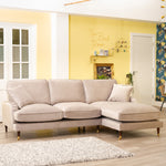 Mackenzie Large Right Hand Facing Velvet Corner Sofa | 4 | Silver