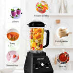 2l Commercial Blender Mixer Food Processor Juicer Smoothie Ice Crush | Black