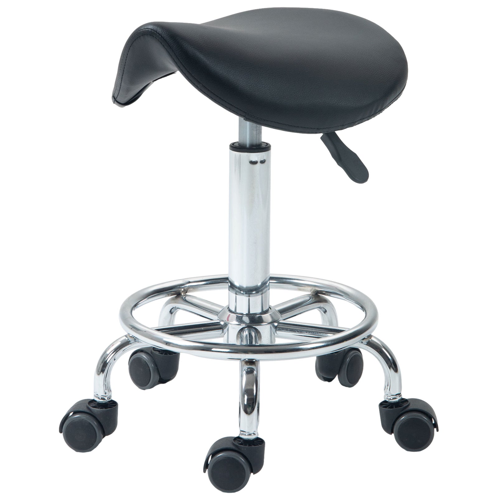 Saddle Chair Rolling Salon Stool Massage Spa Clinic Beauty