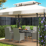 6 Seater Rattan Garden Furniture Set With Cushions | Dark Gray