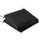 2pcs Garden Chair Cushions, Waterproof Seat Pads | Black