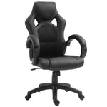 Racing Gaming Office Chair Pu Leather | Black