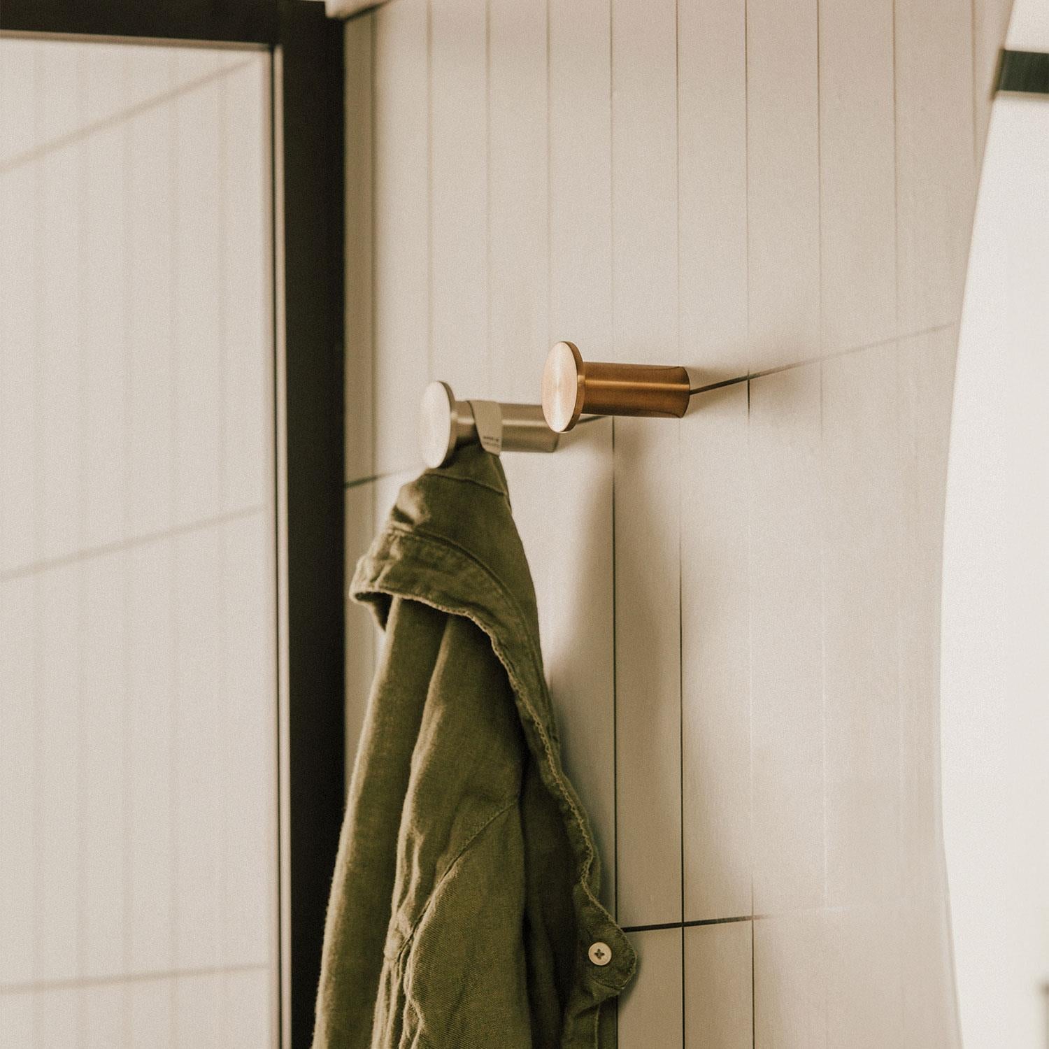 Towel Hook, Robe Hook, Coat Hook,brushed Black,architect S+ Collection