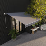 3x2.5m Manual Patio Awning, Crank Handle