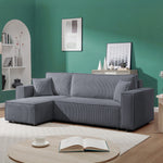 Hanna Reversible Corner Sofa With Sofa Bed | Corner | Dark Grey