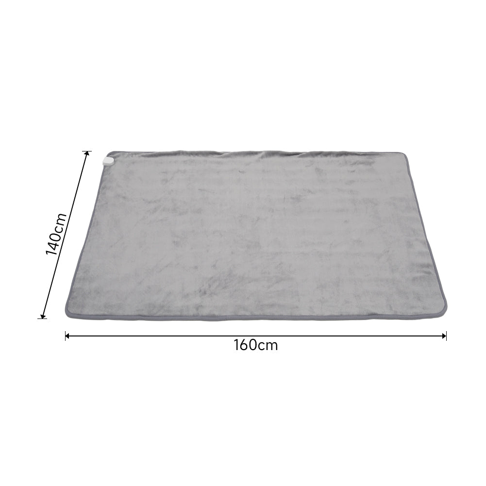 Electric Heated Mattress Pad | Large | Grey