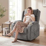 Power Recliner Chair W/ Massage And Heat, Electric Lift Chair | Grey
