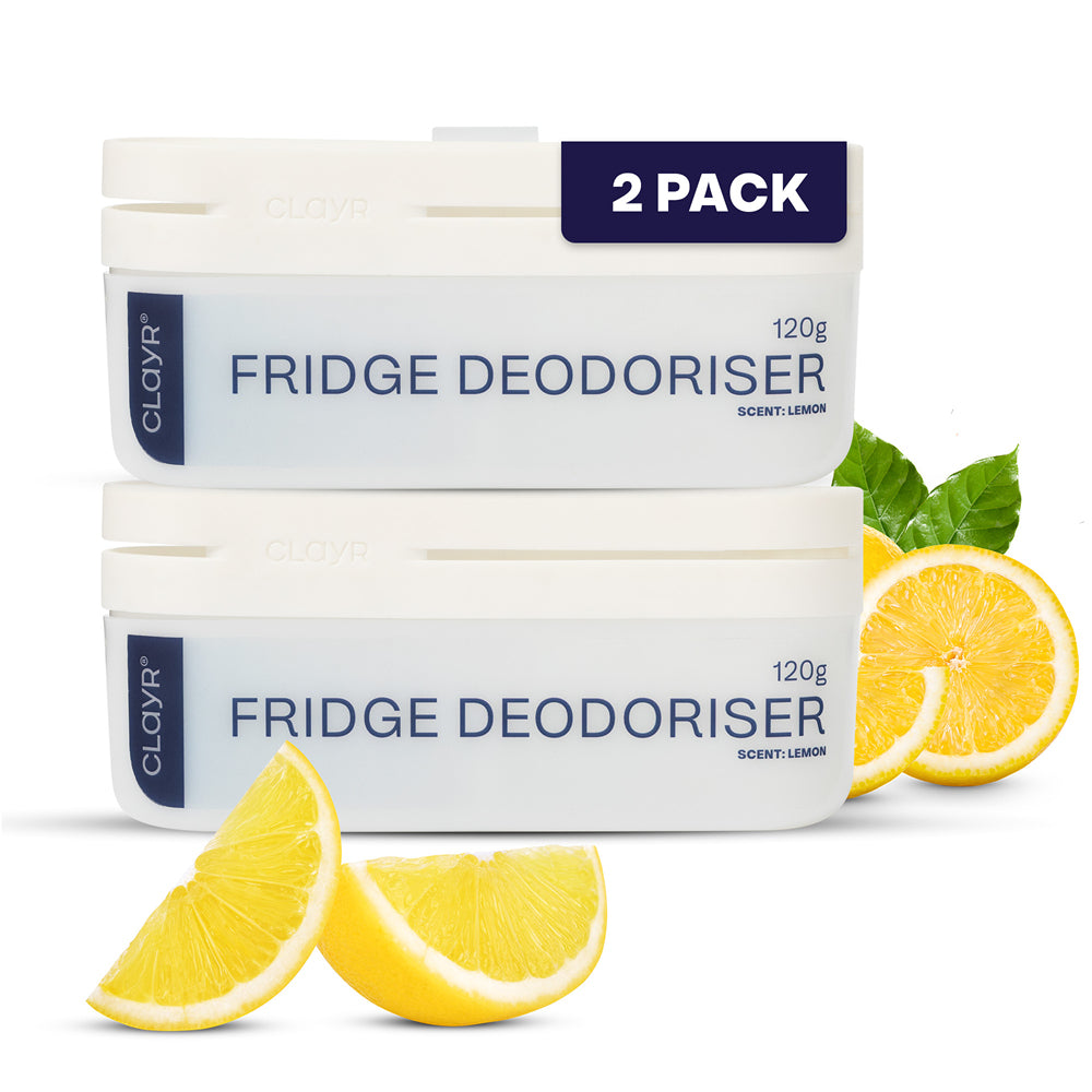 Clayr Natural Fridge Deodoriser 2 Pack 120g Odour Absorber