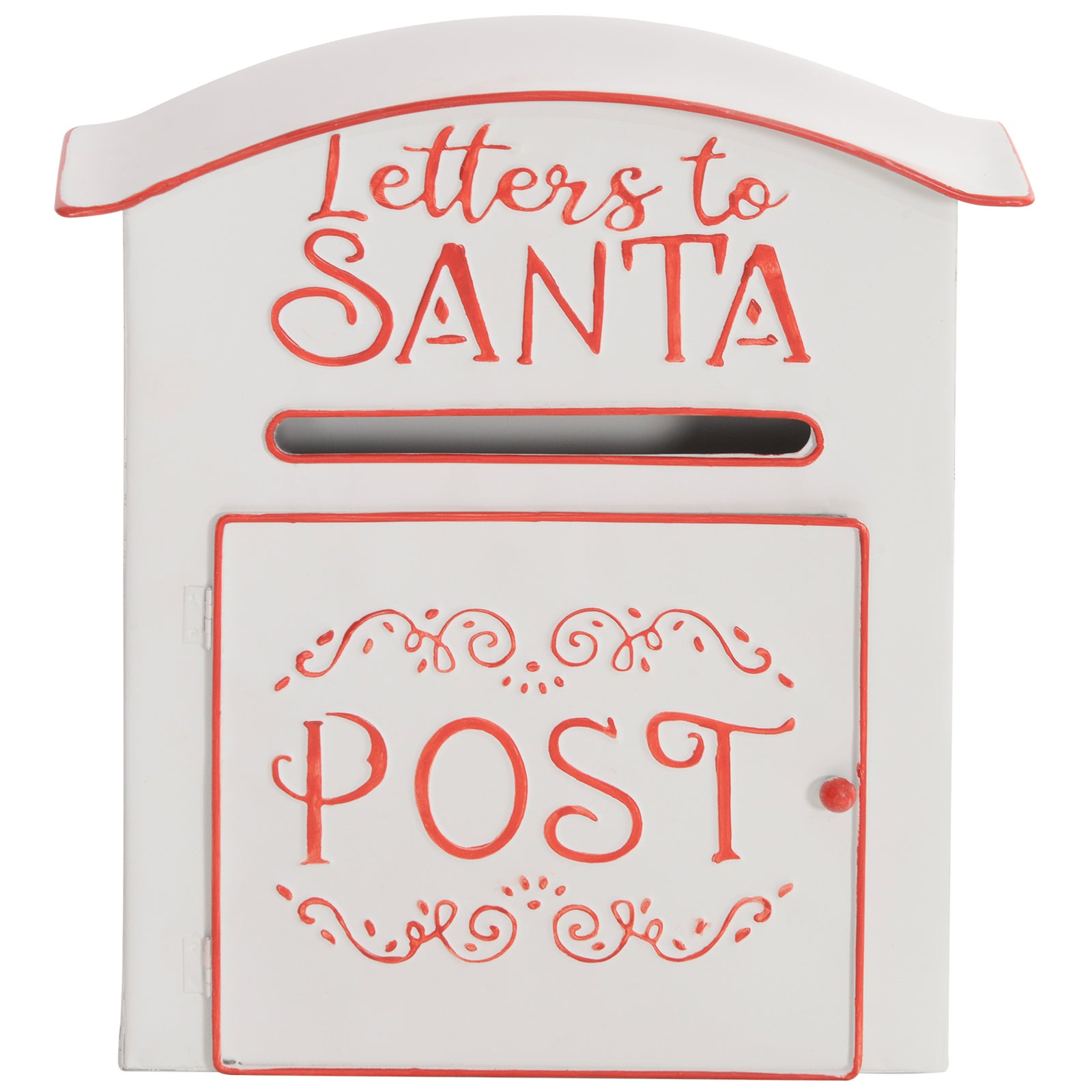 Christmas Post Box Wall Mounted Santa Mailboxion