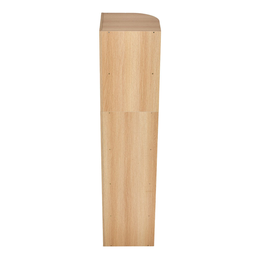6-tier Wooden Corner Storage Shelf | Natural