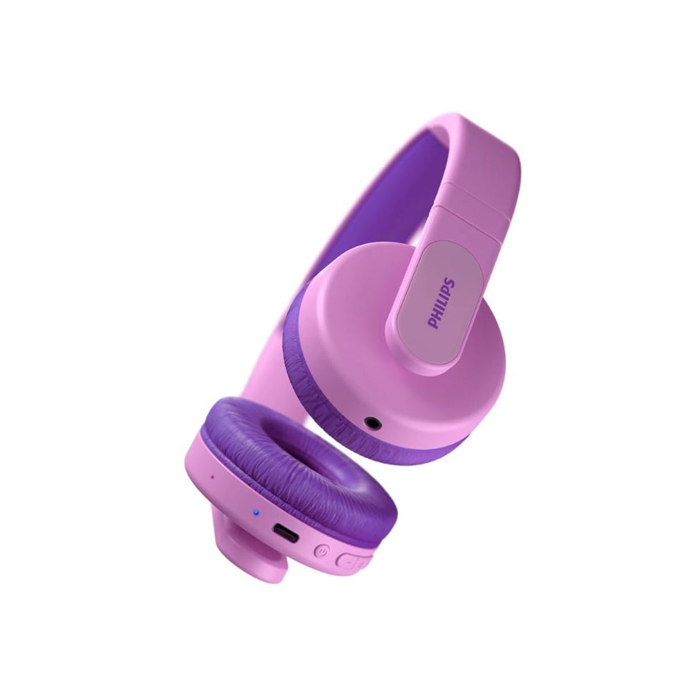 Tak4206 Kids Wireless Bluetooth On-ear Headphones | Pink