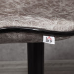 Bar Stool Set Of 2 Microfiber Adjustable