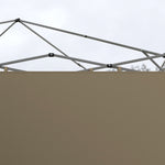 3x3(m) Or 3x6m Pop Up Gazebo Side Panels With Zipped Doors | Beige