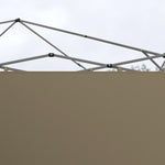 3x3(m) Or 3x6m Pop Up Gazebo Side Panels With Zipped Doors | Beige