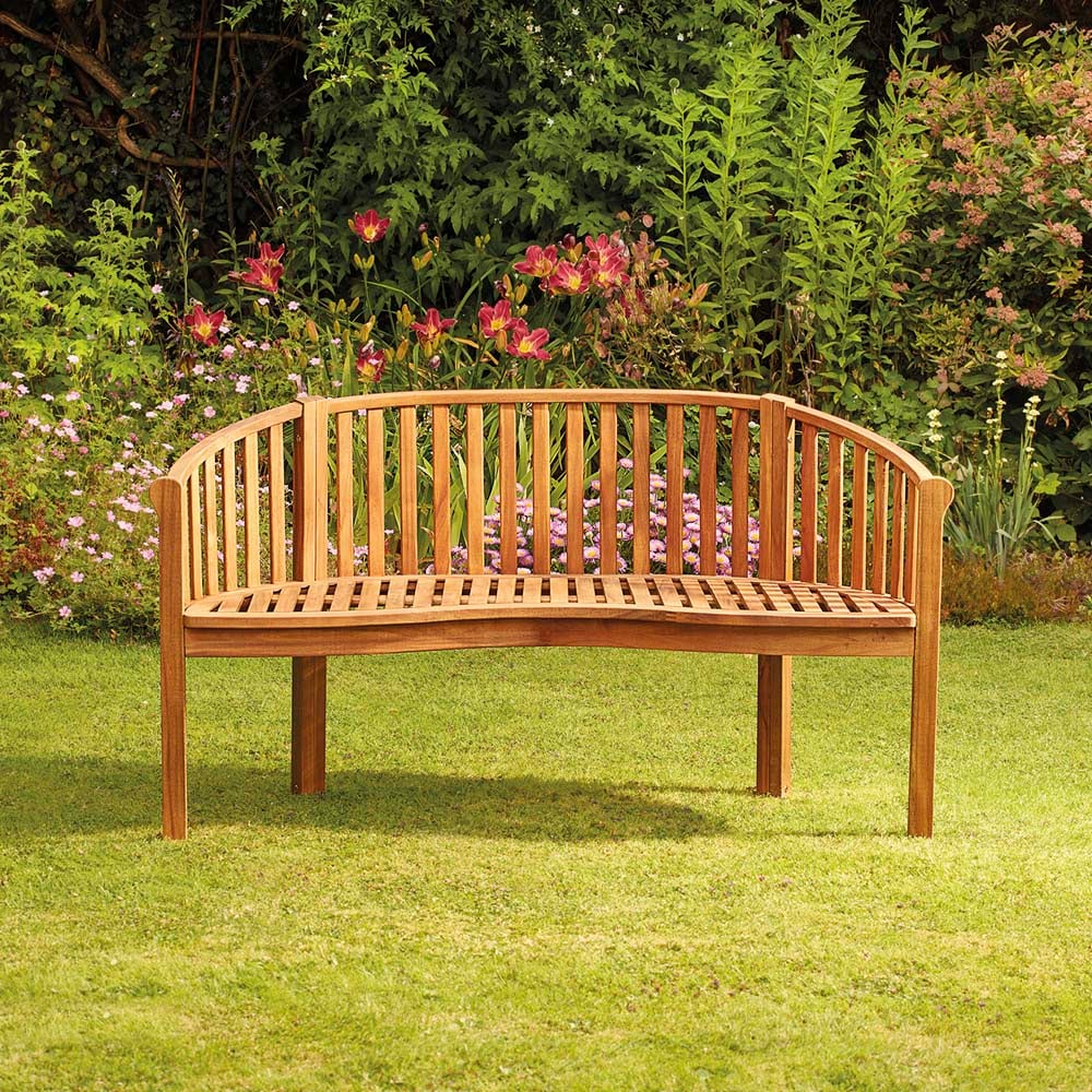 Garden Gear - Acacia 3-Person Banana Bench