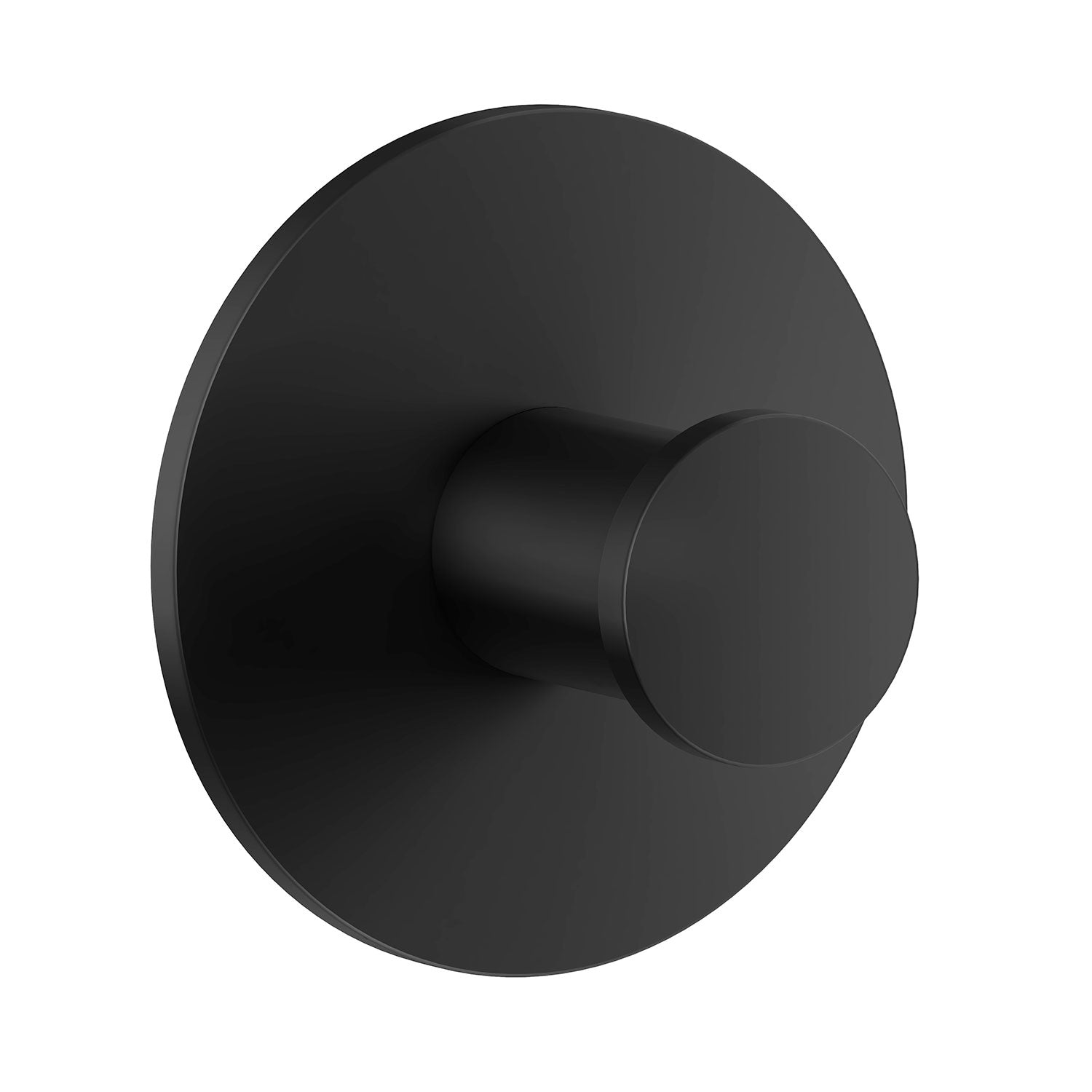 Stainless Steel Towel Hooks Self Adhesive Wall Mounted | Single | Black