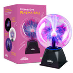 Plasma Ball Lamp 8 Inch Magic Glass Lightning Sphere Gadget