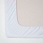 Deep Fitted Fleece Underblanket | European Double | White