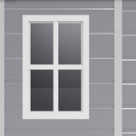 5x4ft Durable Outdoor Plastic Storage Shed With Floor – Weatherproof Garden & Patio Organizer For Tools & Equipment