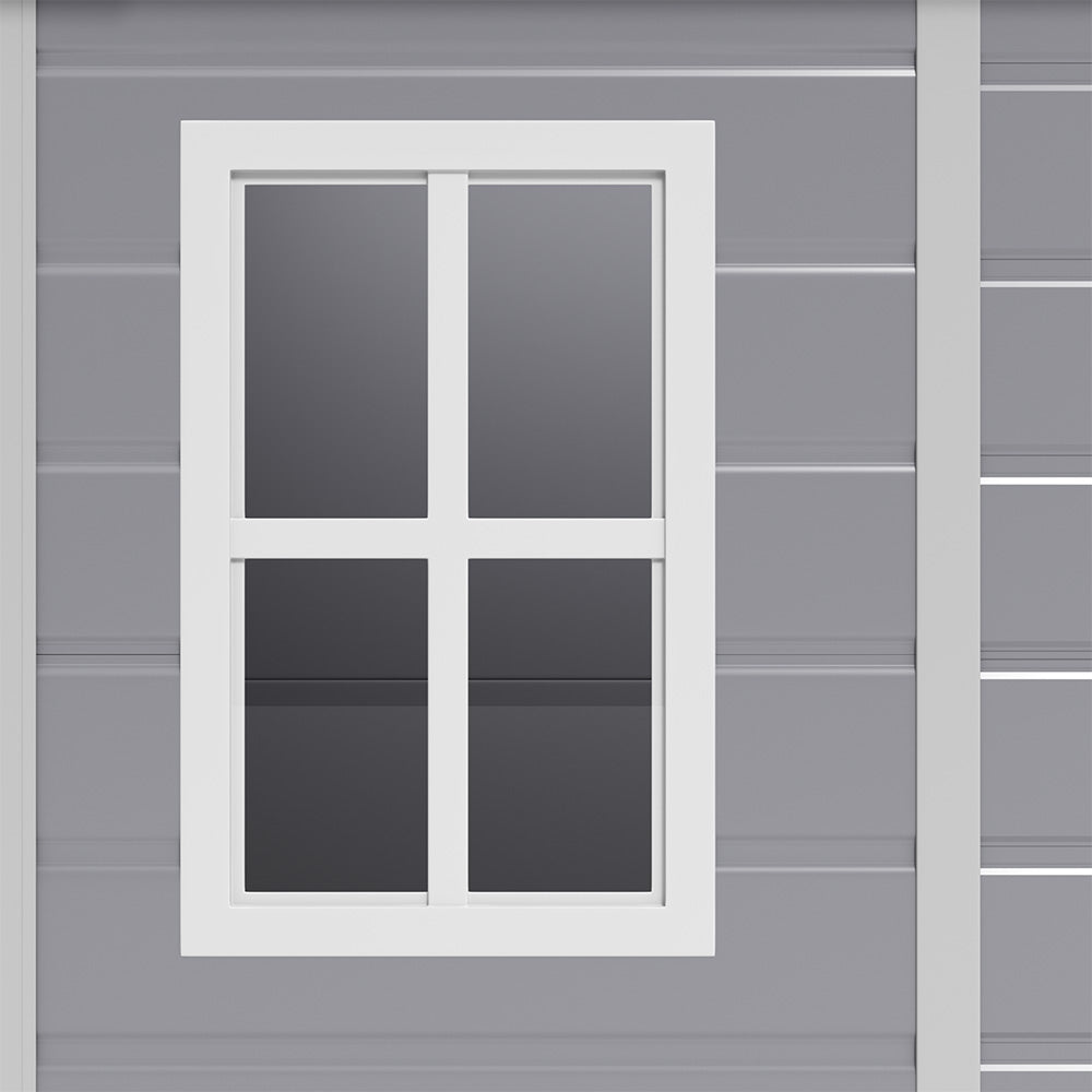 5x4ft Durable Outdoor Plastic Storage Shed With Floor – Weatherproof Garden & Patio Organizer For Tools & Equipment