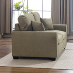 Lewiston Fabric Pull Out Sofabed | Sage Green
