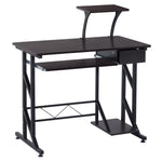 Executive Wooden Desk, Tray Table, Workstation | Brown