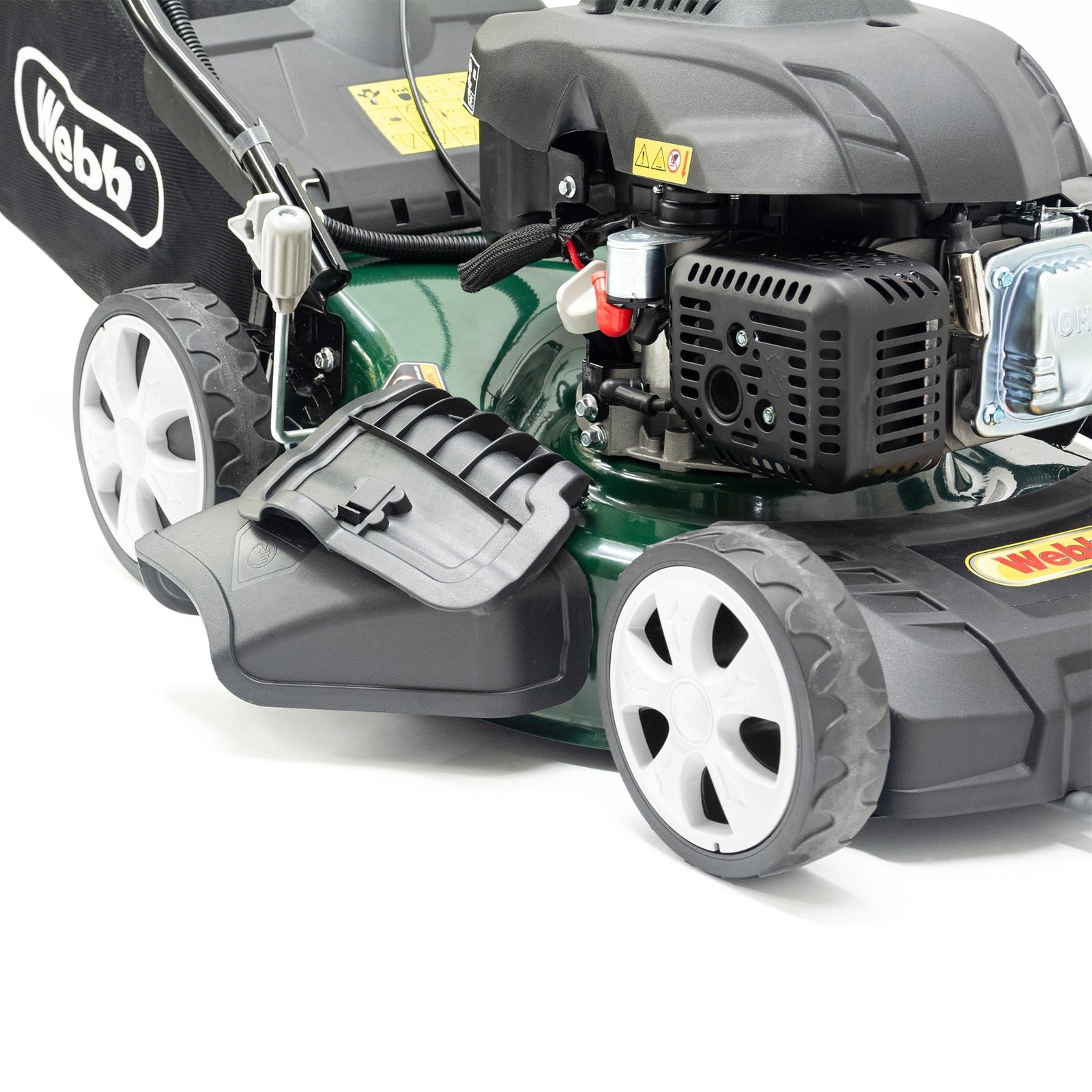 Classic 46cm Self-propelled Electric Start Petrol Lawnmower | Green