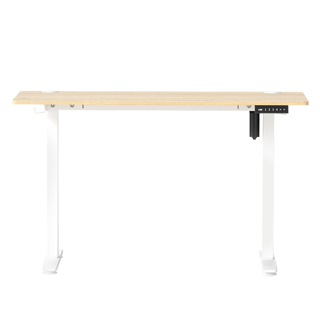 Electric Standing Desk Height Adjustable With Memory Control | Natural