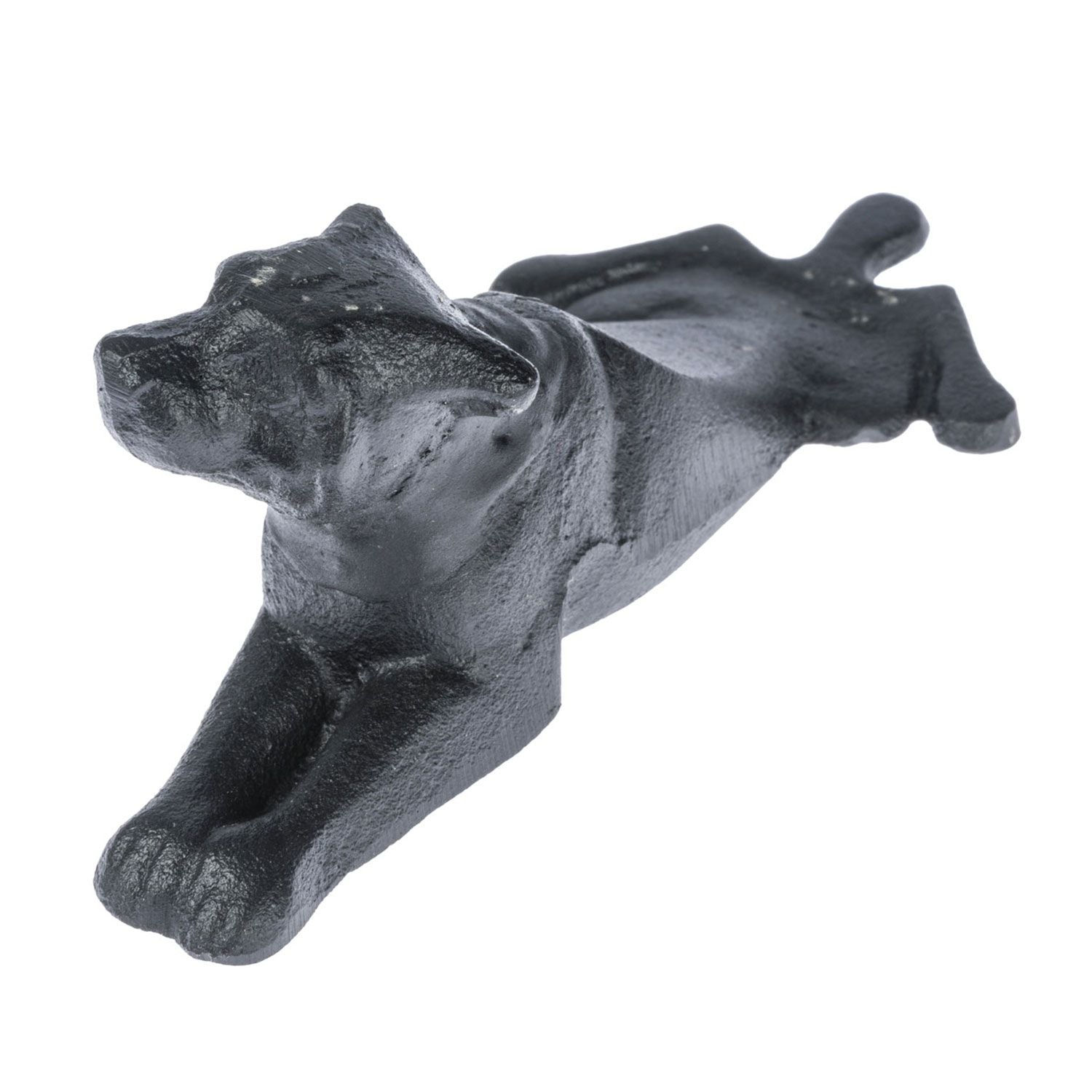 HOMESCAPES Heavyweight Cast Iron Dog Door Stop