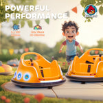Angry Bird Licensed 12v Kids Bumper Car W/ Joysticks, Remote | Orange
