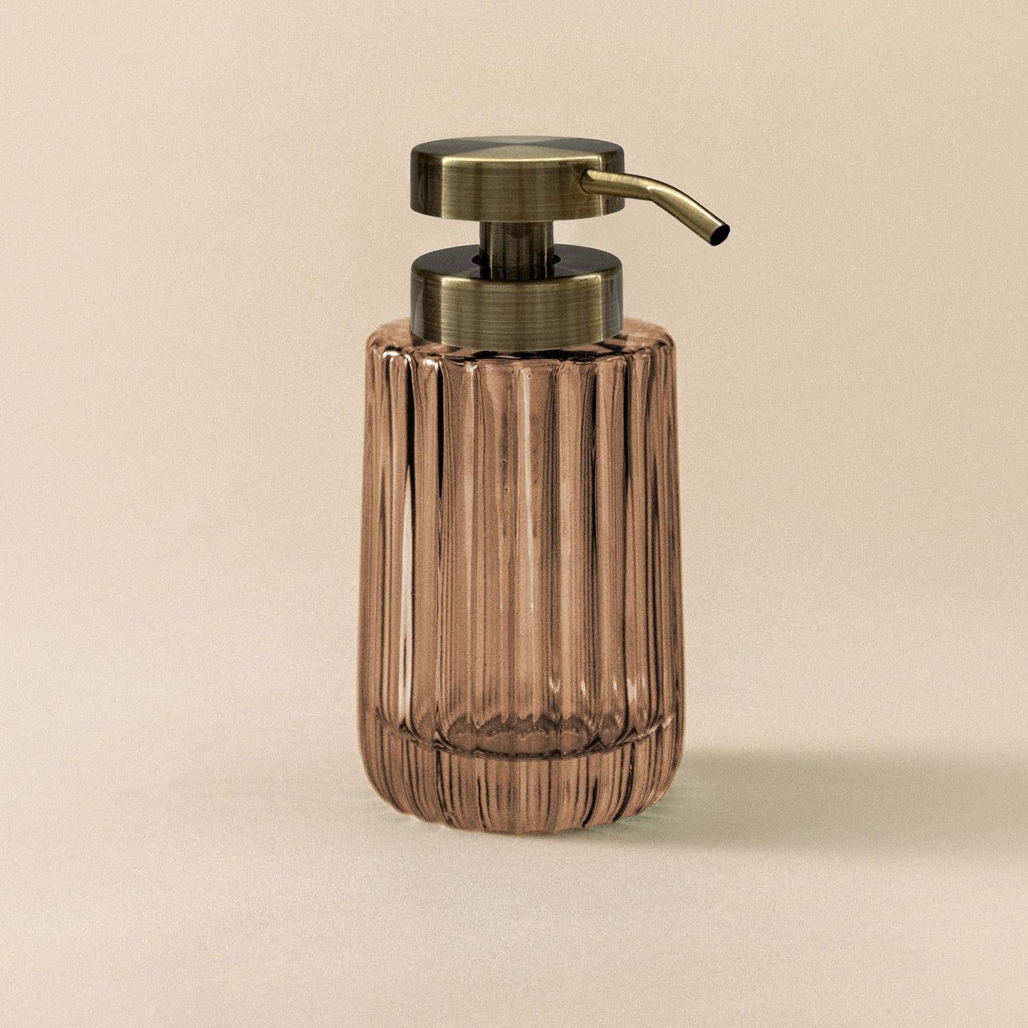 Soap Dispenser, 300ml, Resistant Glass, Lido Collection | Rose