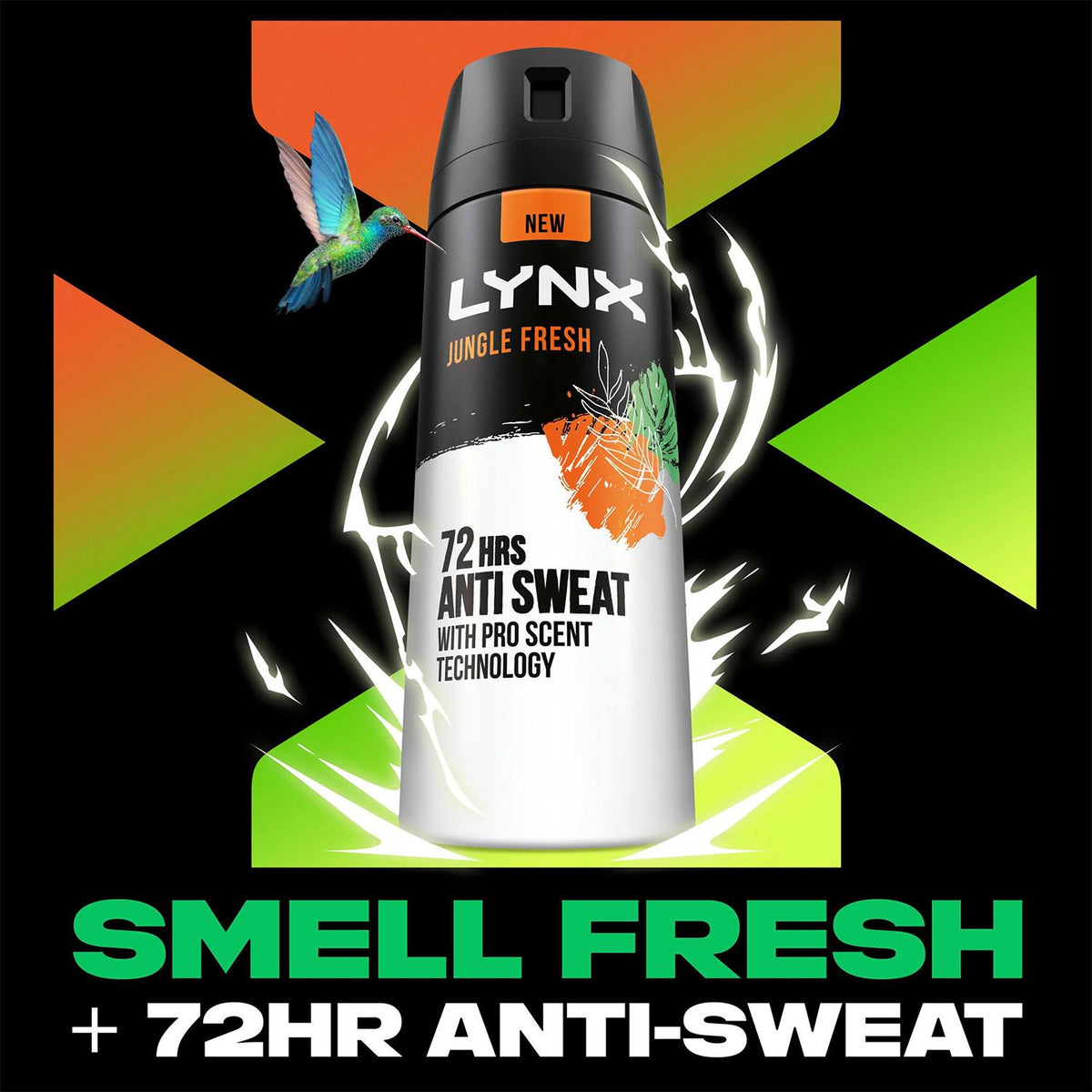 Xxl Jungle Fresh Antiperspirant 72h Sweat Protection Deodorant Spray, 250ml | Set of 1