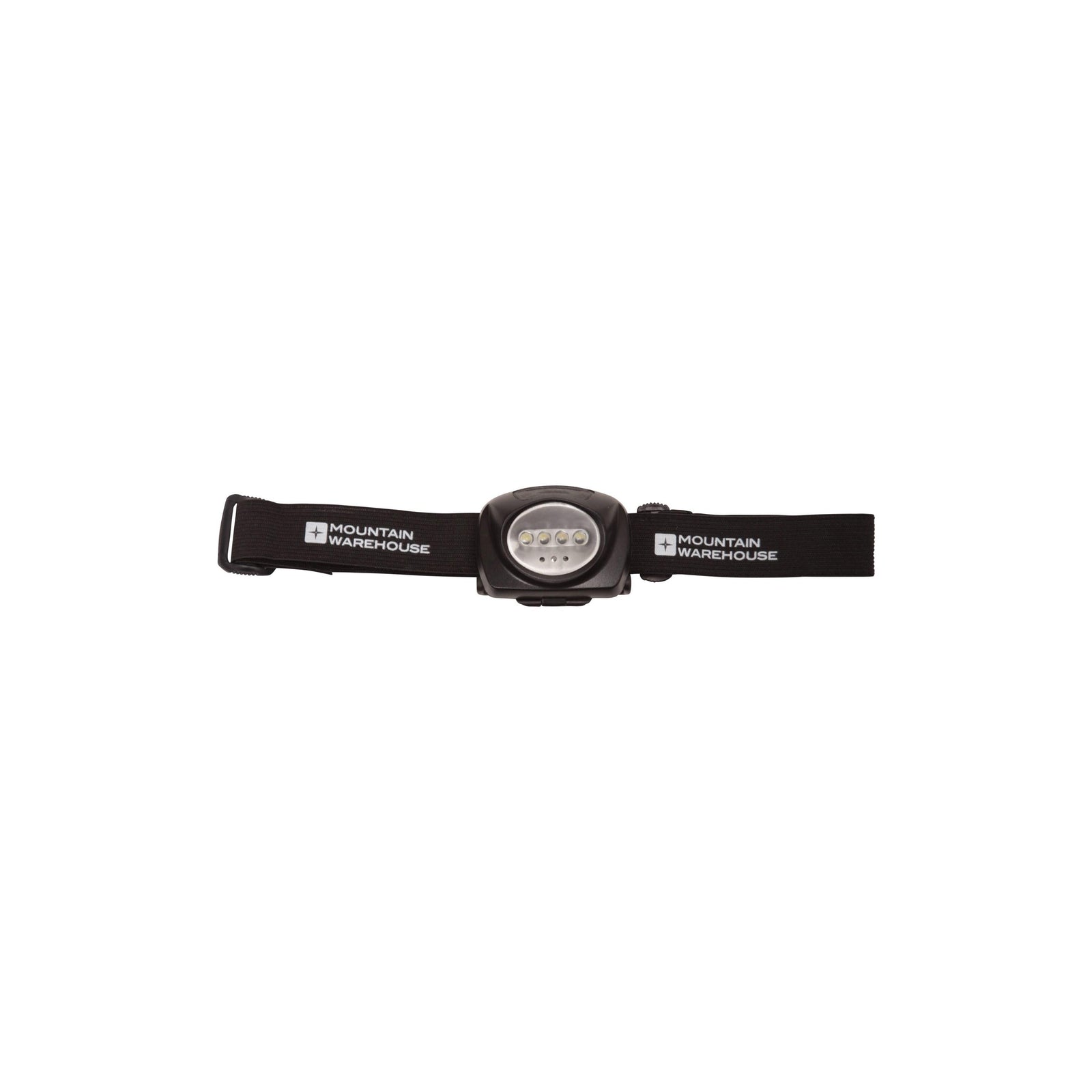 4 Red & 1 White Led Head Torch | One Size | Black