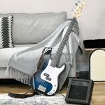 SPORTNOW 4 String Full Size Electric Bass Guitar For Beginner