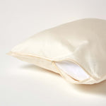 Organic Cotton European Size Pillowcase 400 Tc | 60cm x 60cm | Cream