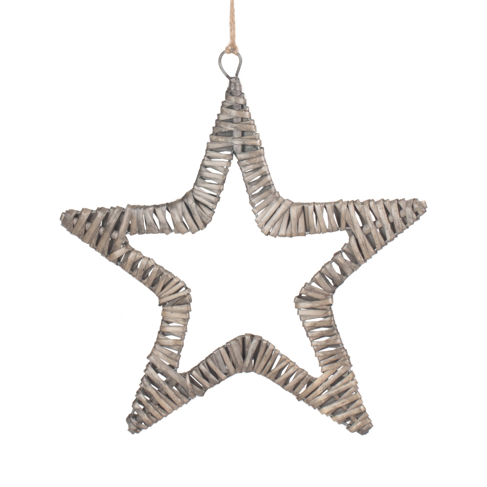 Wicker Flat Antique Wash Star