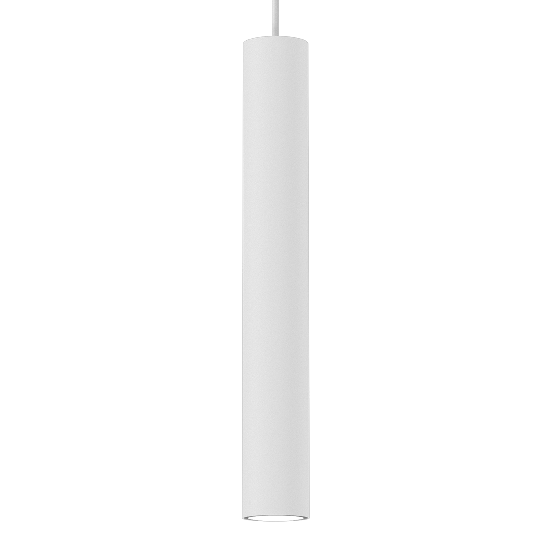 Hudson Pendant Lamp Hand Made High Quality Elegant Cylindrical Design With Matt White Finish