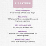 Signature Medium Jar Scented Candle - Clean Cotton, 368g