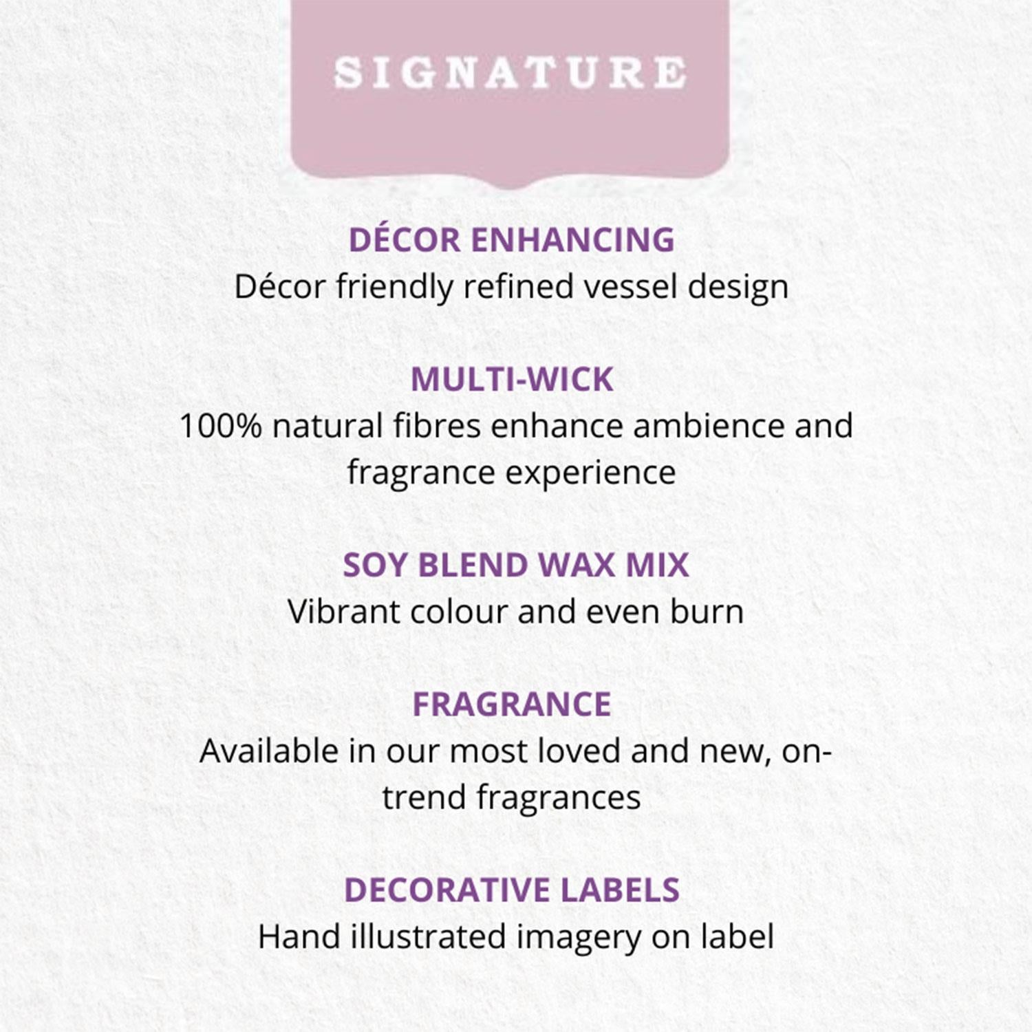 Signature Medium Jar Scented Candle - Clean Cotton, 368g