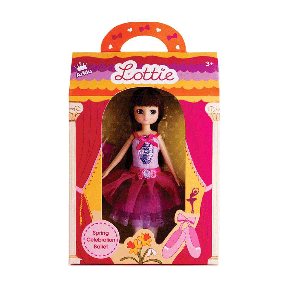 Bigjigs Toys Spring Celebration Ballet Doll with Accessories, 18cm Tall