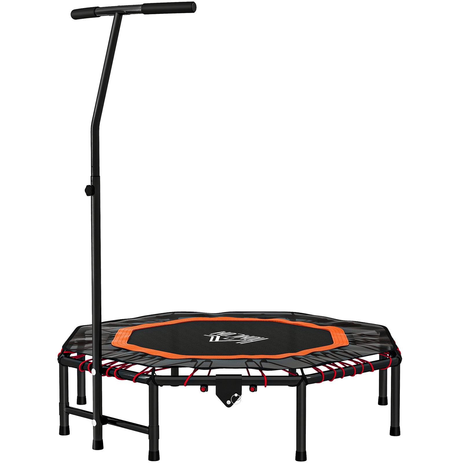 Foldable Trampoline W/ Adjust Handle, Max Load 150 Kg | Orange