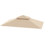 Grill Gazebo Cover Roof Replacement For 1.5 X 2.4m Frame | Beige