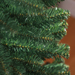 5/6/7ft Artificial Pencil Christmas Tree Realistic Green/White | 6ft | Green