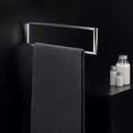 Towel Ring, Silver Gloss, Wall-mounted, 40,3 Cm. Collection The Grid